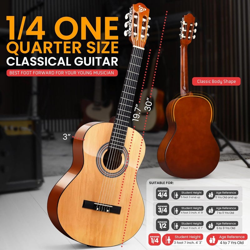 Pyle Beginner Acoustic Guitar - Image 3